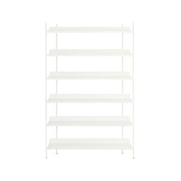 Compile configuration 4 hyllsystem - White - Muuto