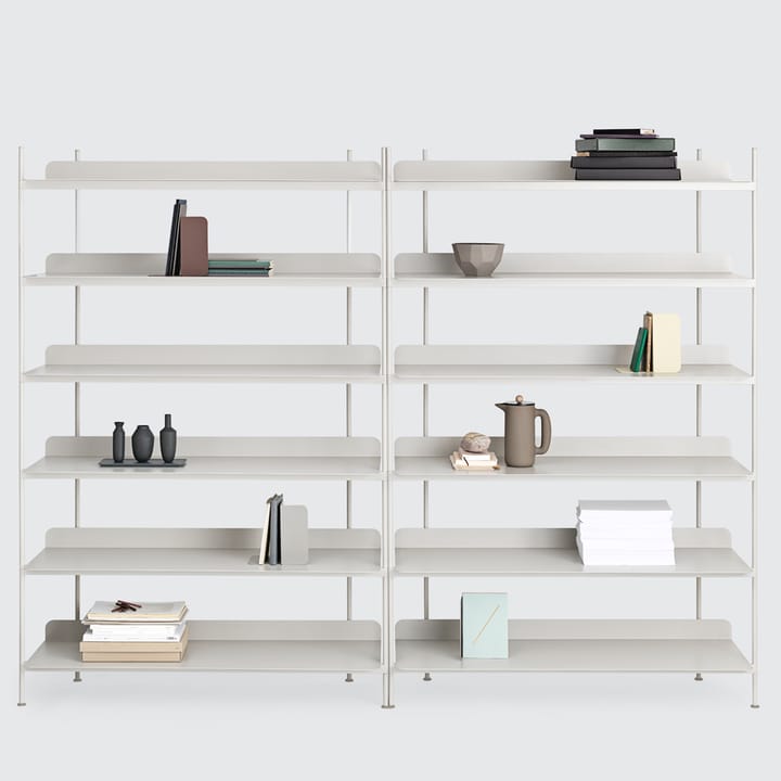 Compile configuration 5 hyllsystem, Black Muuto