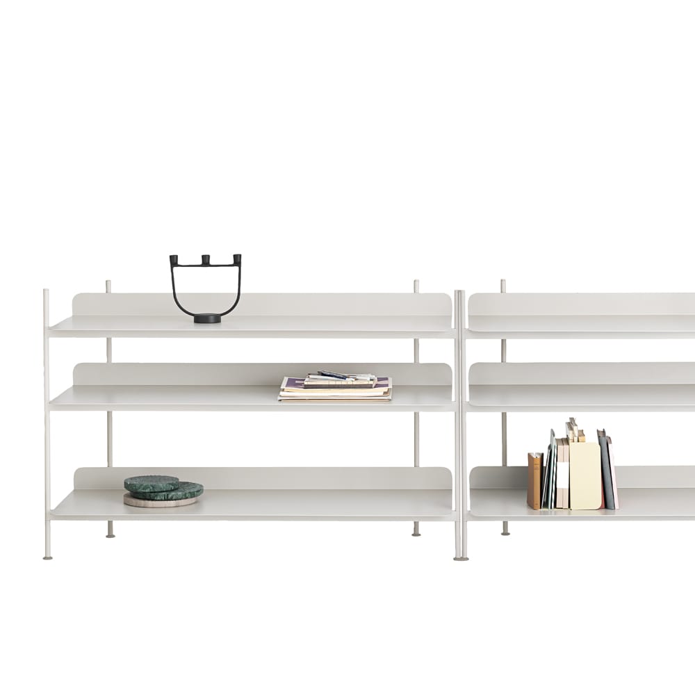 Compile configuration 5 hyllsystem, Black Muuto