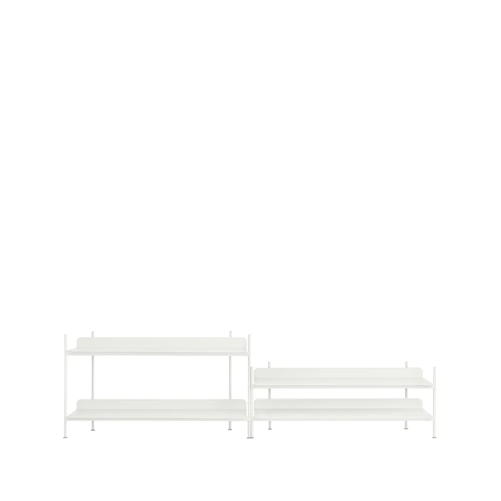 Muuto Compile configuration 5 hyllsystem White