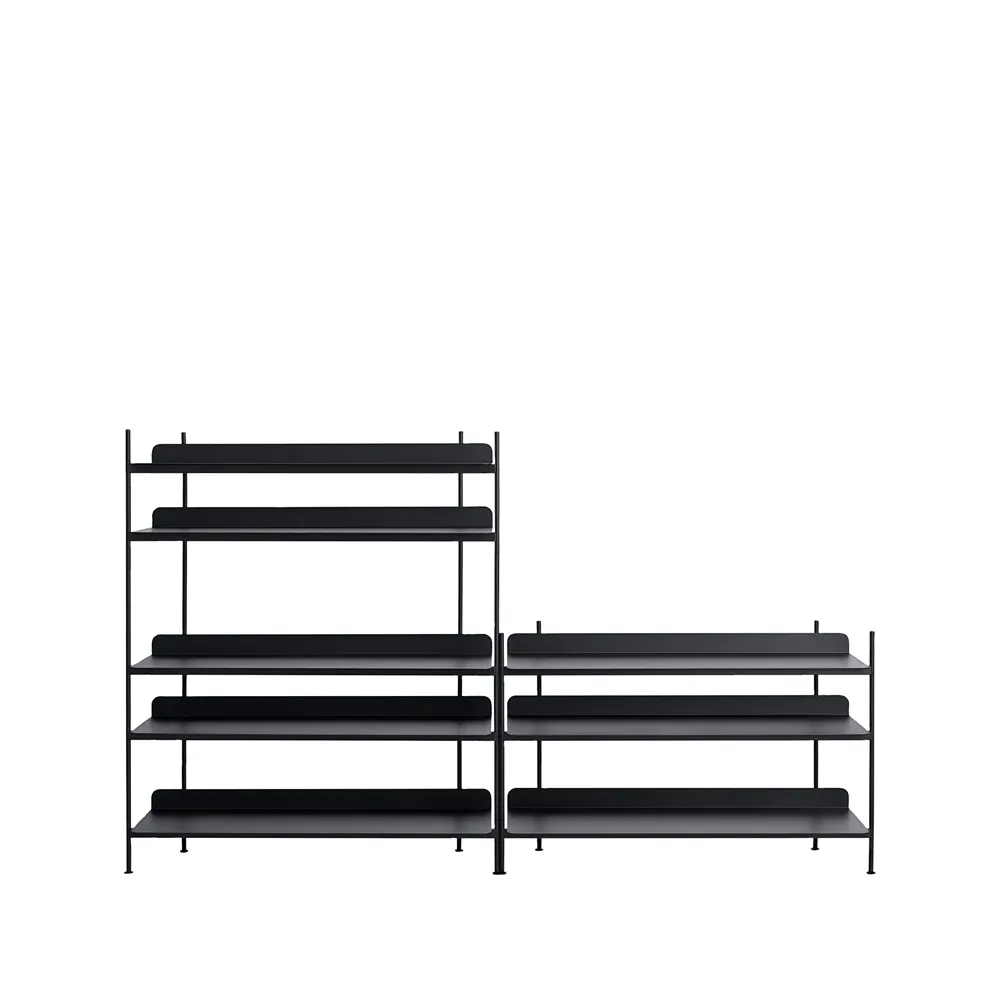 Muuto Compile configuration 7 hyllsystem Black