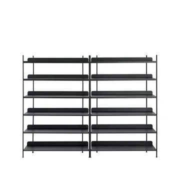 Compile configuration 8 hyllsystem - Black - Muuto
