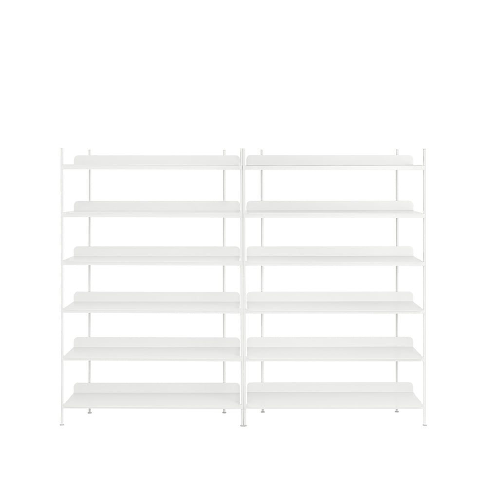 Muuto Compile configuration 8 hyllsystem White | Skandinavisk Design | Hyllor & Hyllsystem | Vit