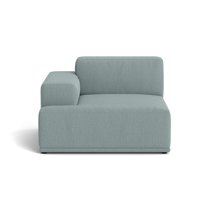 Connect soft modul Re-wool nr.718 ljusblå - Armstöd vänster (A) - Muuto