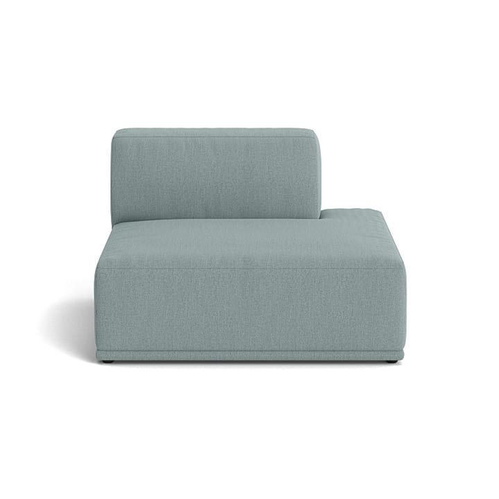 Connect soft modul Re-wool nr.718 ljusblå, Utan armstöd (D) Muuto
