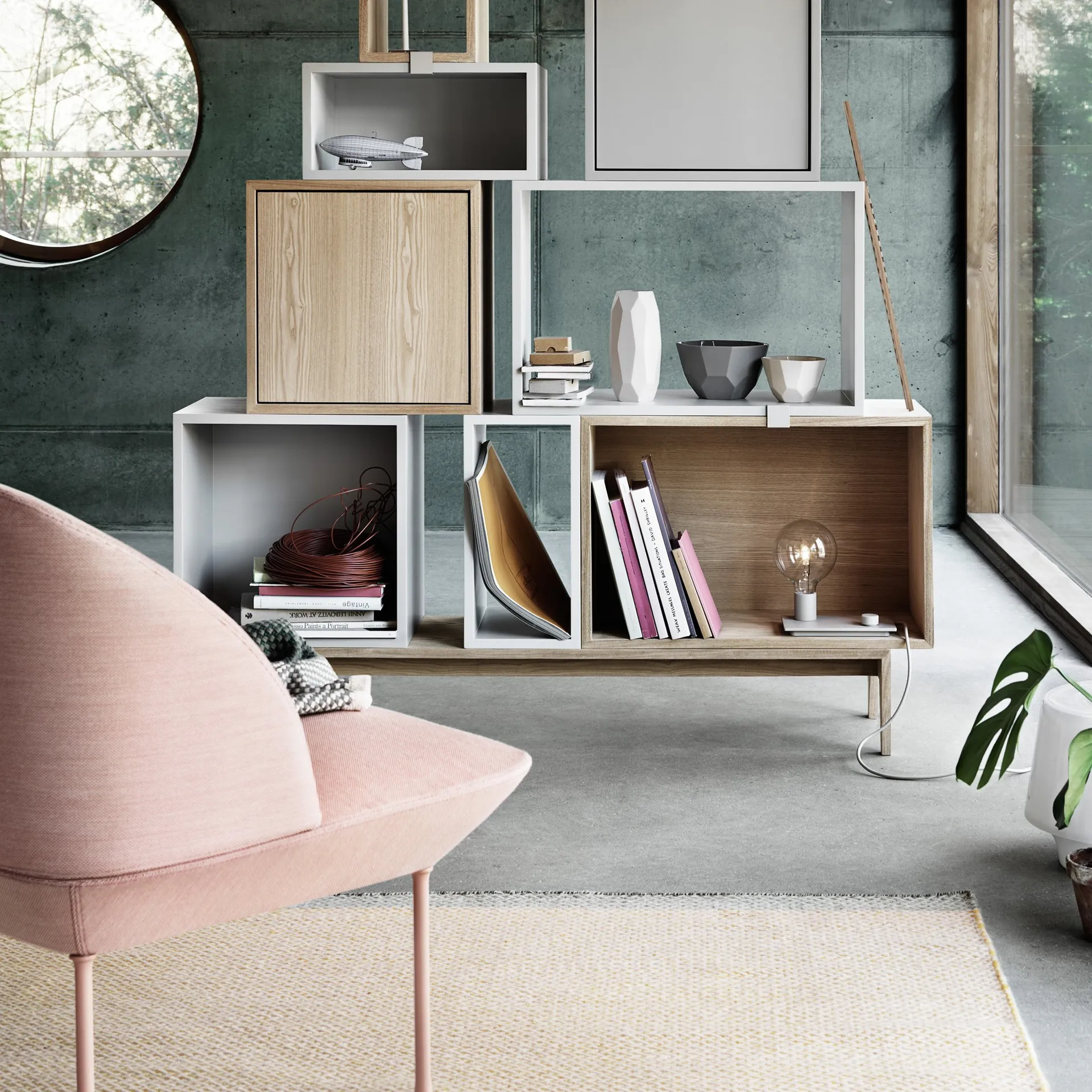 Control bordslampa, grå Muuto