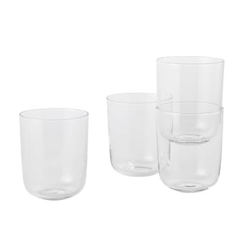 Corky glas h�ögt 4-pack - Klar - Muuto