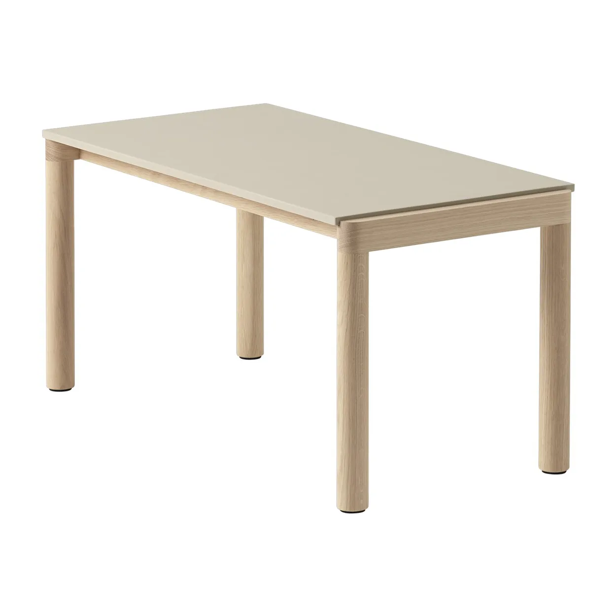 Muuto Couple 1 Plain soffbord 40x84x40 cm Sand-oak | Skandinavisk Design | Soffbord | Beige