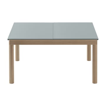 Couple 2 Plain soffbord 80x84x40 cm - Pale blue-oak - Muuto