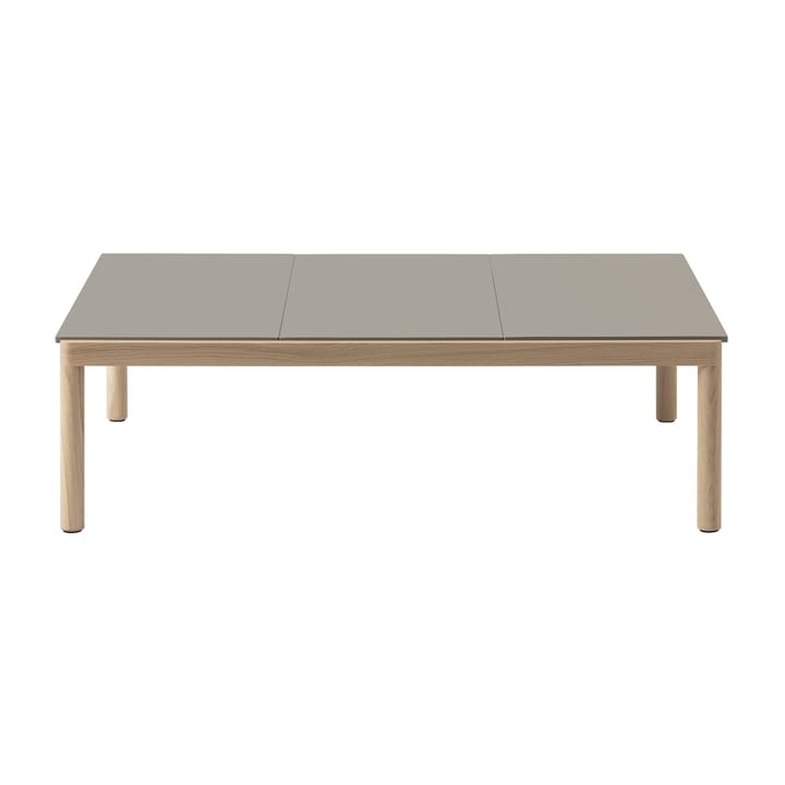 Couple 3 Plain soffbord 120x84x35 cm - Taupe-oak - Muuto