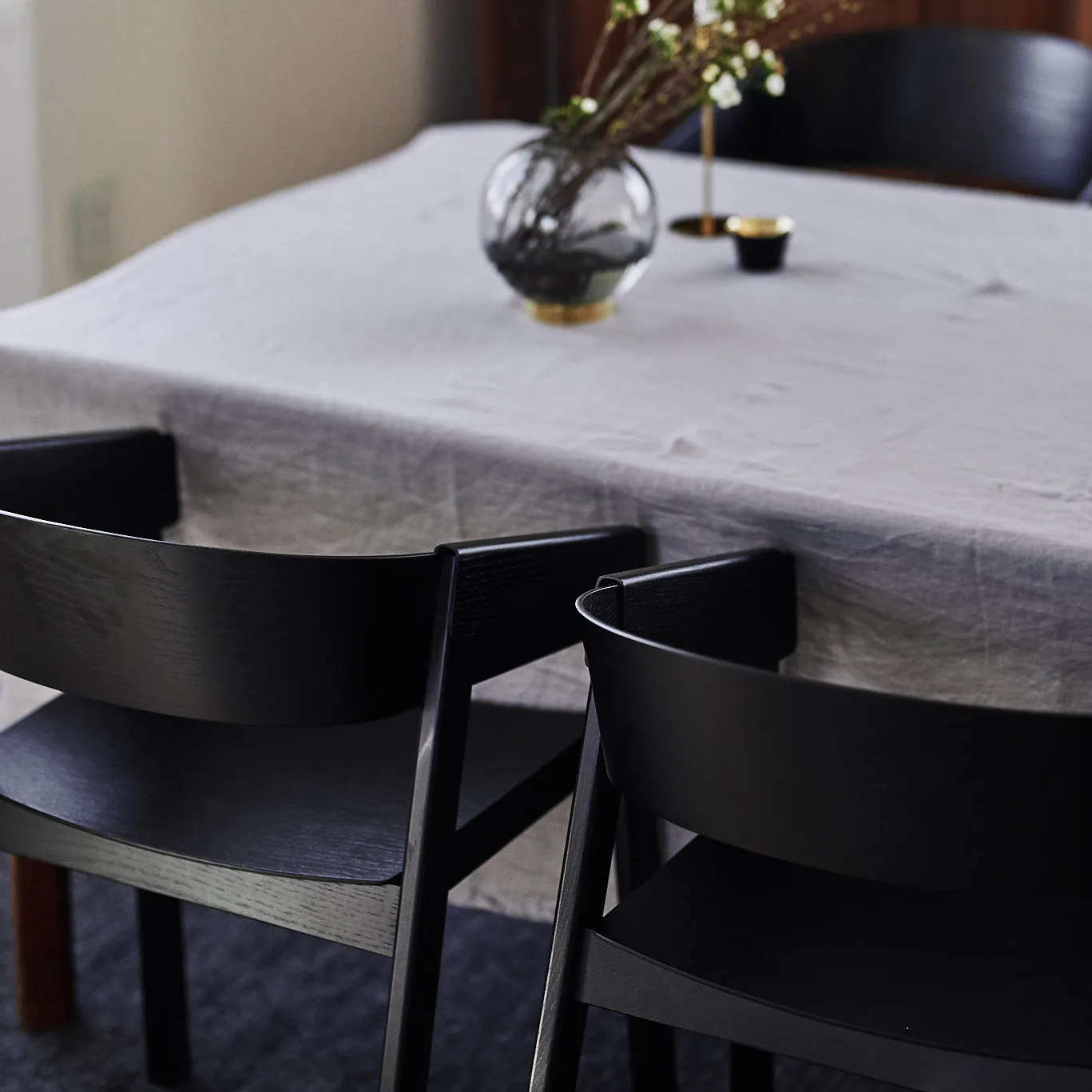 Cover armchair karmstol, Black Muuto