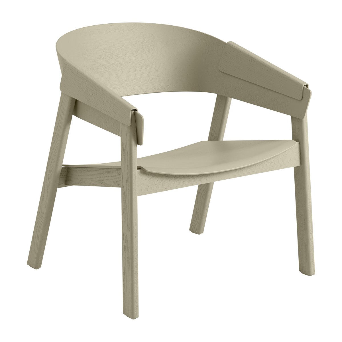 Muuto Cover lounge chair Dark beige | Skandinavisk Design | Fåtöljer & Fotpallar | Beige