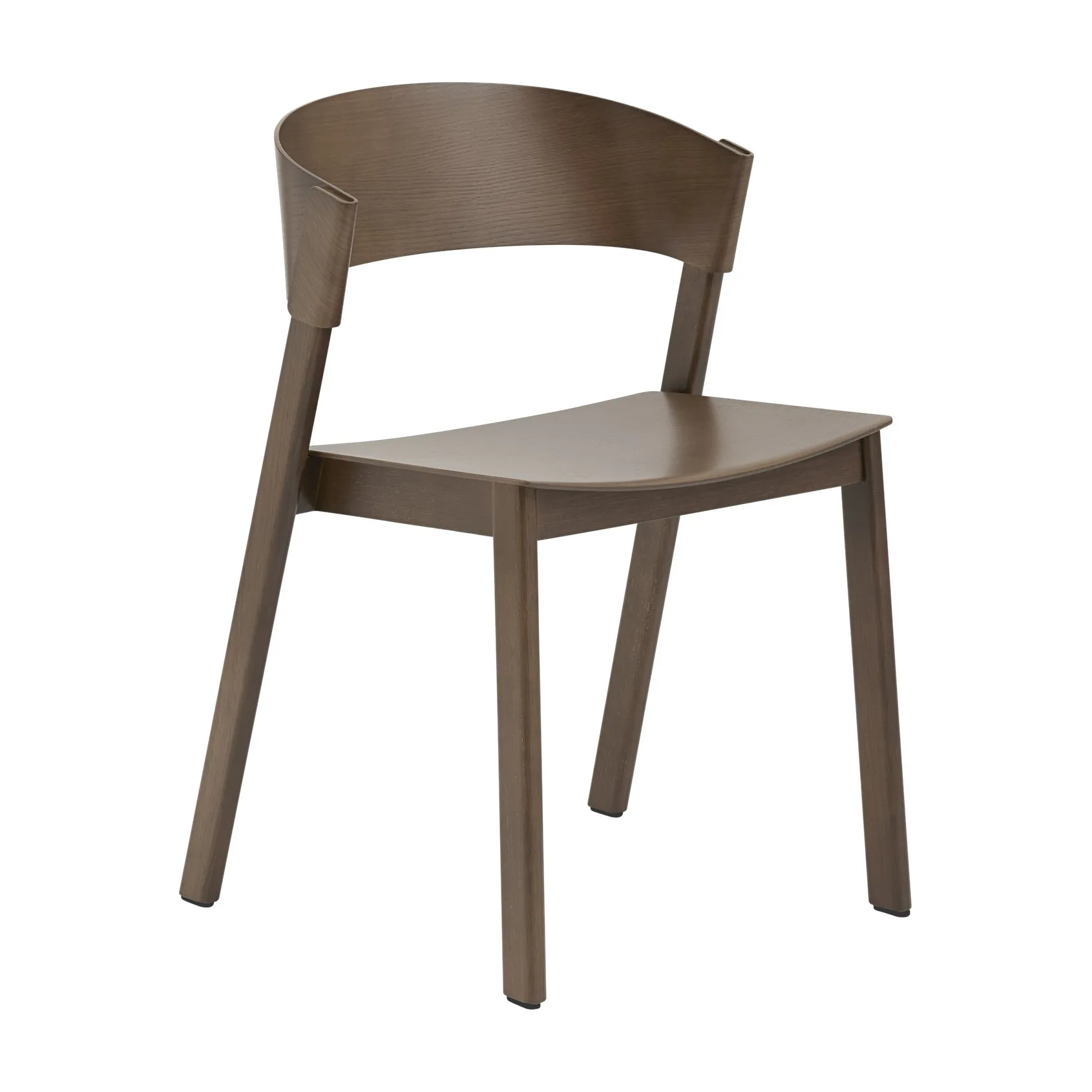 Cover sidostol, Stained dark brown Muuto
