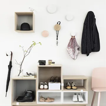 Dots Wood 5-pack - Cremevit - Muuto