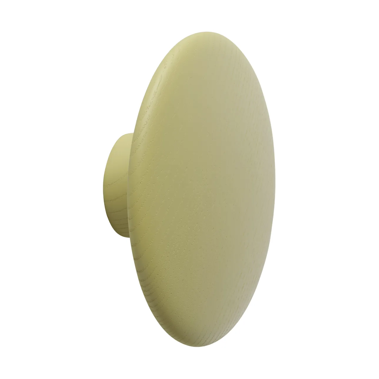 Dots Wood klädkrok, Light olive, Ø13 cm Muuto