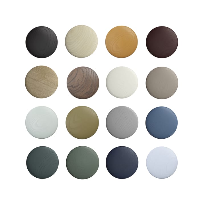 Dots wood krok dark stained brown, Ø17 cm Muuto