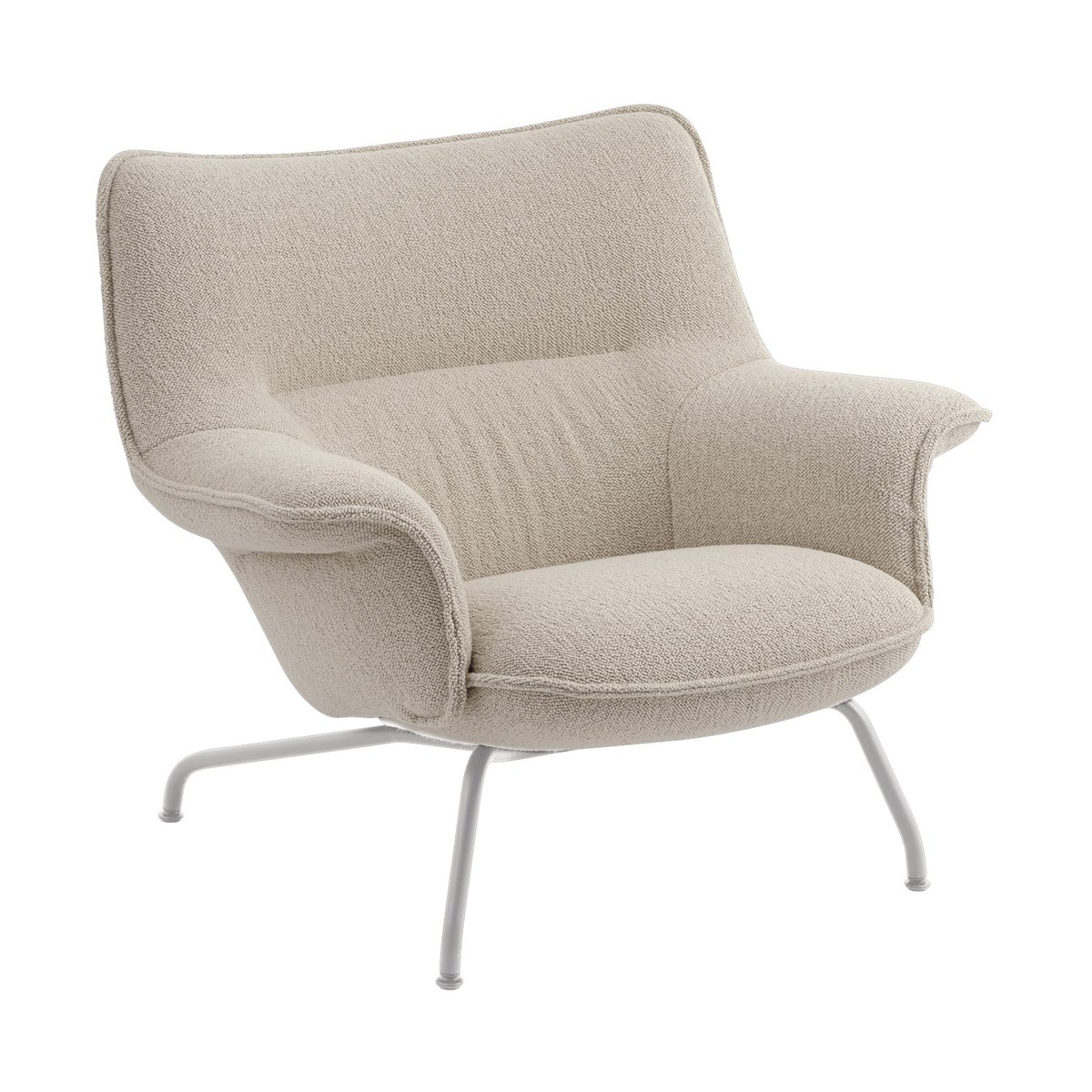 Muuto Doze fåtölj låg Hearth 7-grey | Skandinavisk Design | Fåtöljer & Fotpallar | Grå