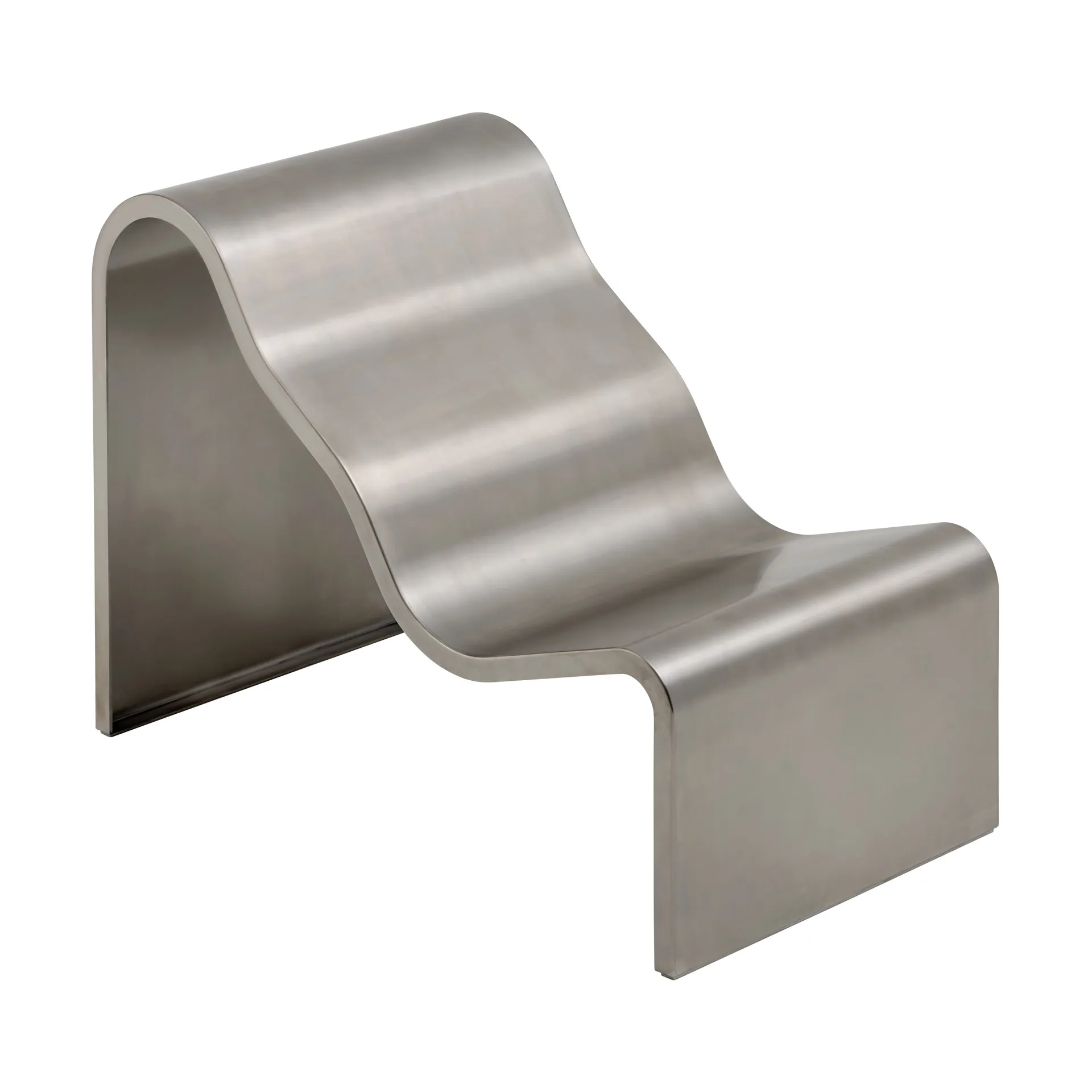 Dream View bänk, Borstat stål, 60 cm Muuto