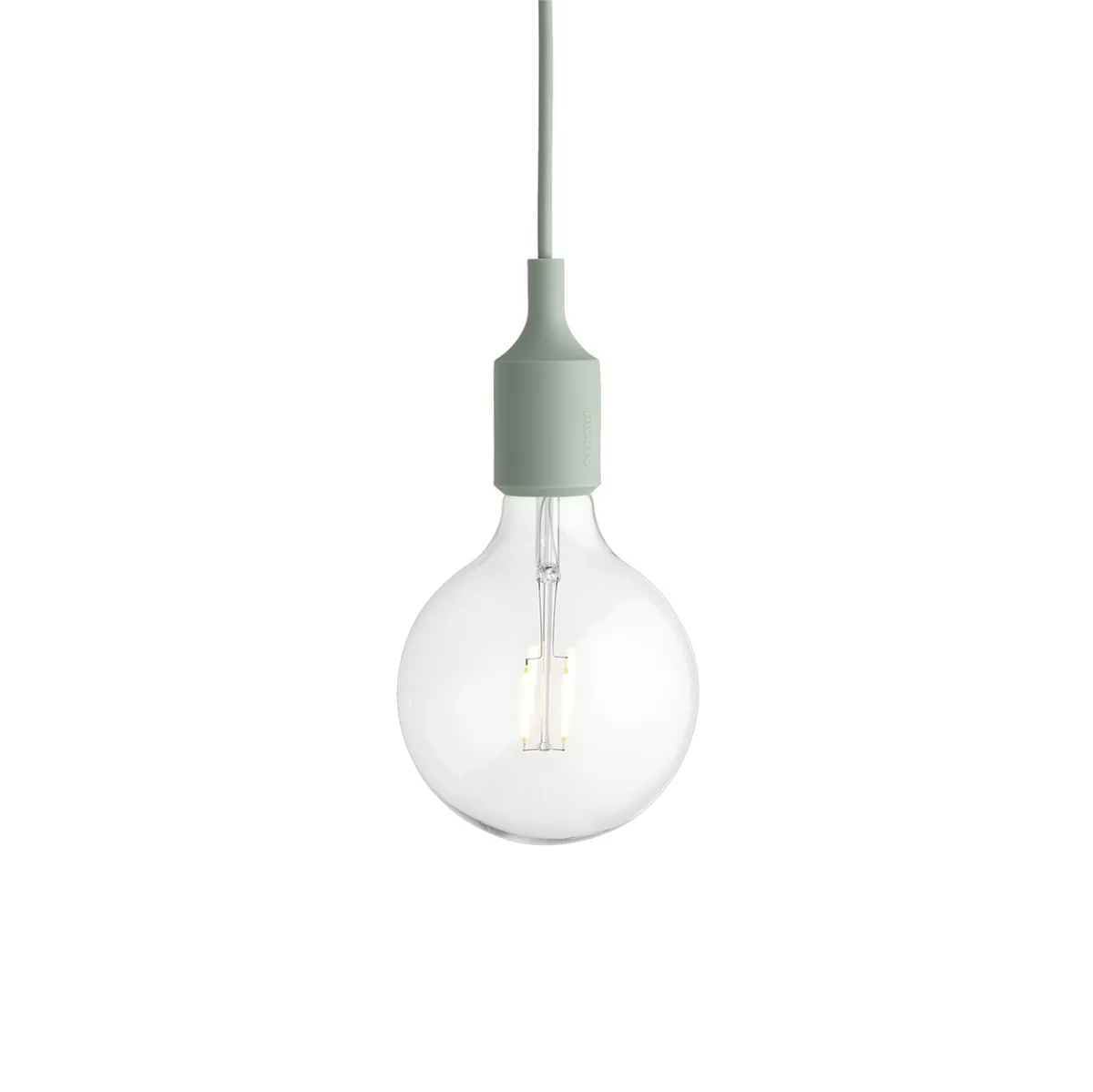 Muuto E27 lampa ljusgrön