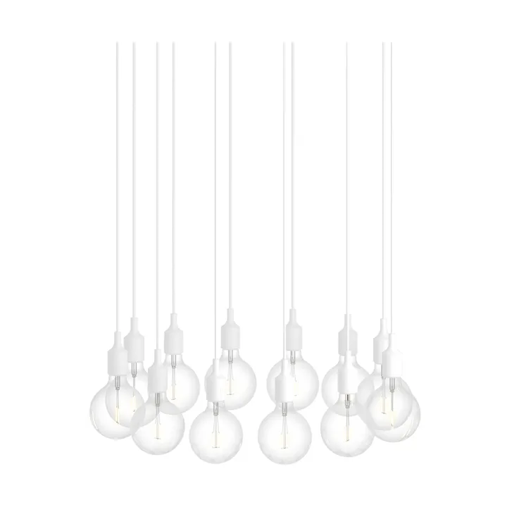 E27 Pendant Cluster 12 pendel - White - Muuto