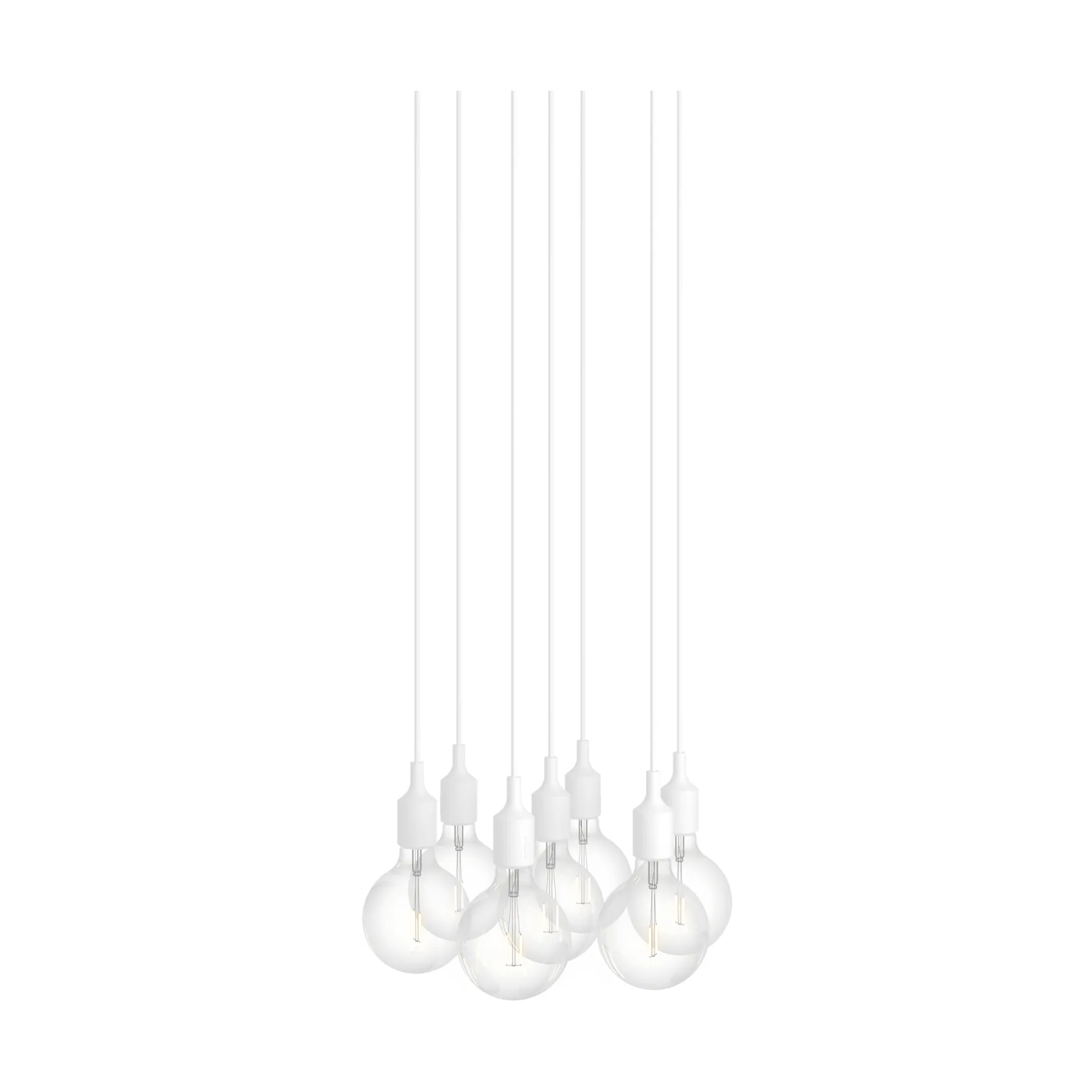 E27 Pendant Cluster 7 pendel, White Muuto E27 Pendant Cluster 7 pendel, White Muuto