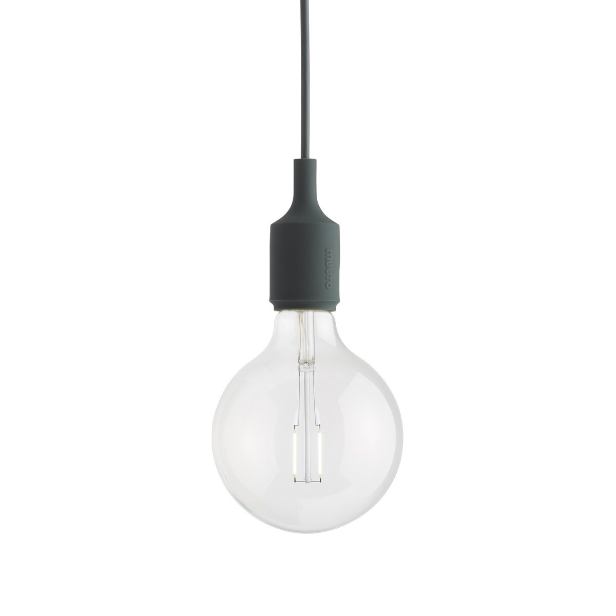 Muuto E27 pendel Dark green | Skandinavisk Design | Taklampor & Pendlar | Grön