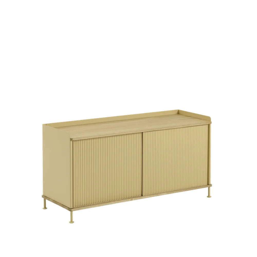 Muuto Enfold Low sideboard Yellow-Metal