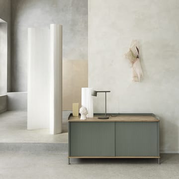 Enfold Low sideboard - Yellow-Oak-Metal - Muuto