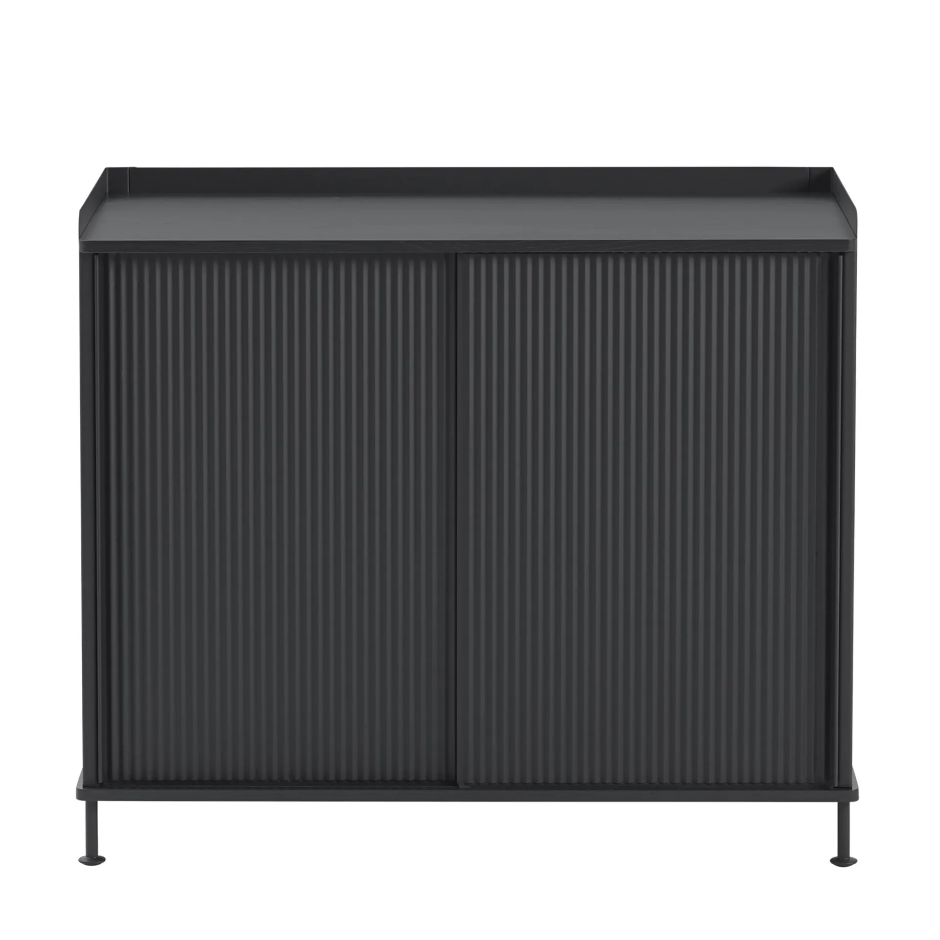 Enfold sidobord högt, Black-black Muuto