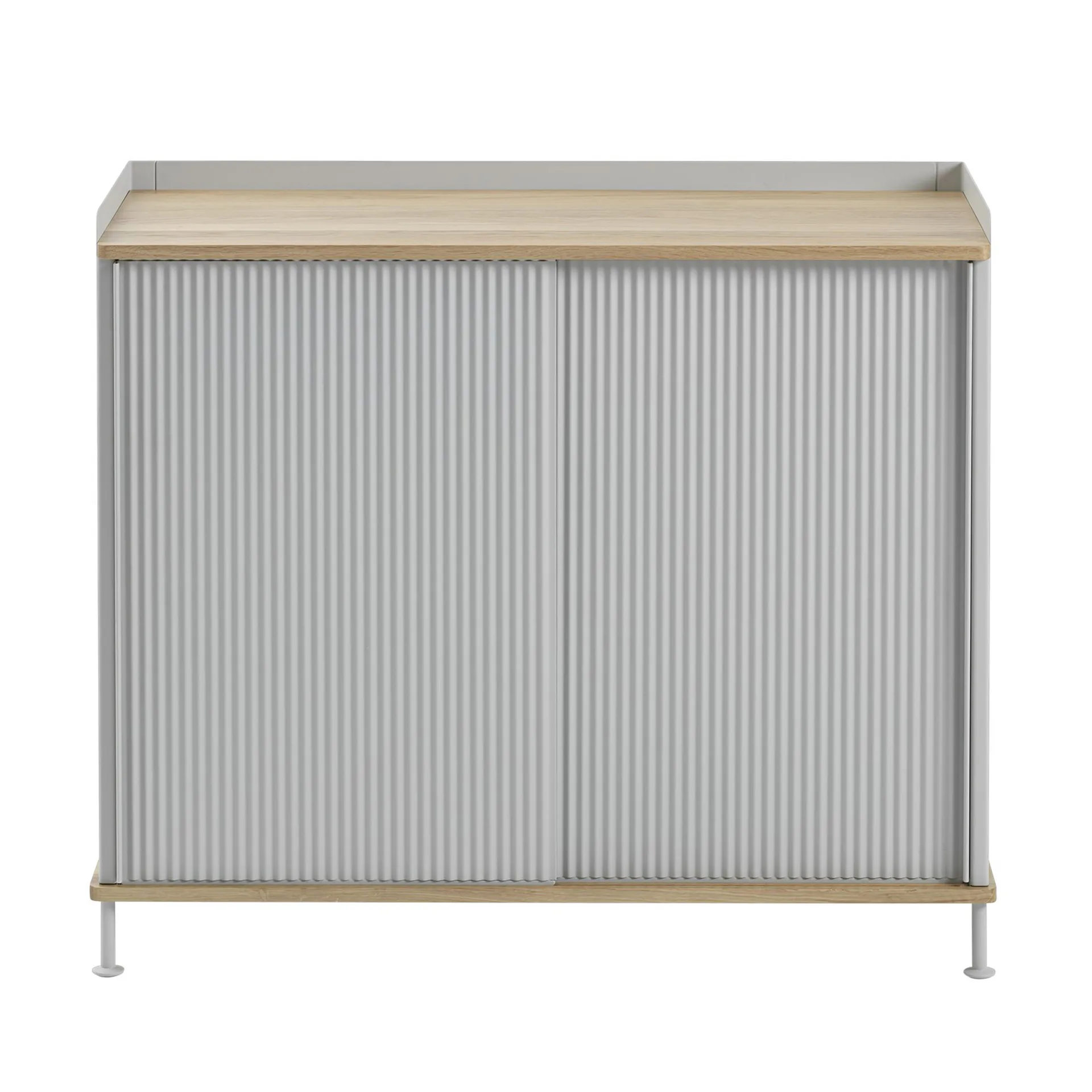 Enfold sidobord högt, Oak-grey Muuto