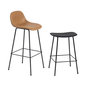 Fiber counter stol 65 cm - Black-Anthracite black - Muuto