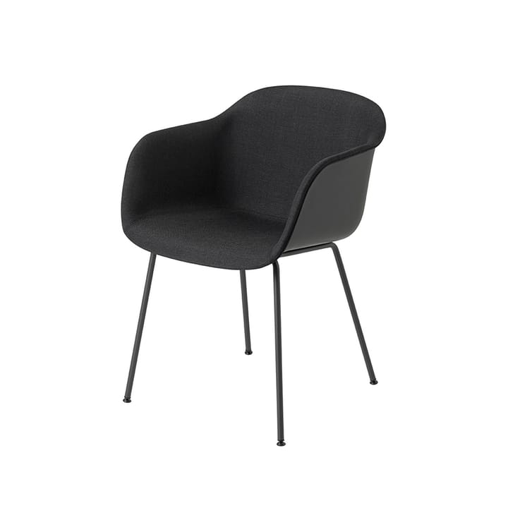 Fiber Karmstol tube base - Remix 183-Black - Muuto