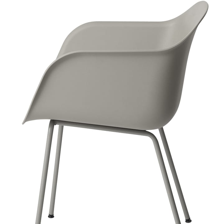 Fiber Karmstol tube base - Remix 452-Grey - Muuto