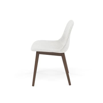 Fiber Side Chair med träben - Hallingdal nr110-stained dark brown - Muuto