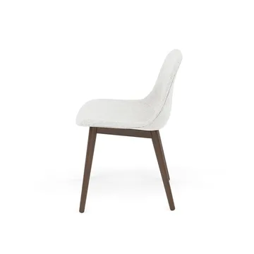 Fiber Side Chair stol med träben - Hallingdal nr110-stained dark brown - Muuto