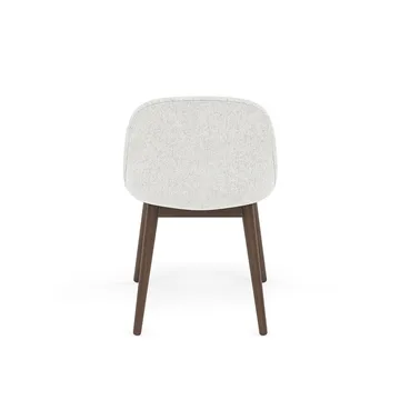 Fiber Side Chair stol med träben - Hallingdal nr110-stained dark brown - Muuto