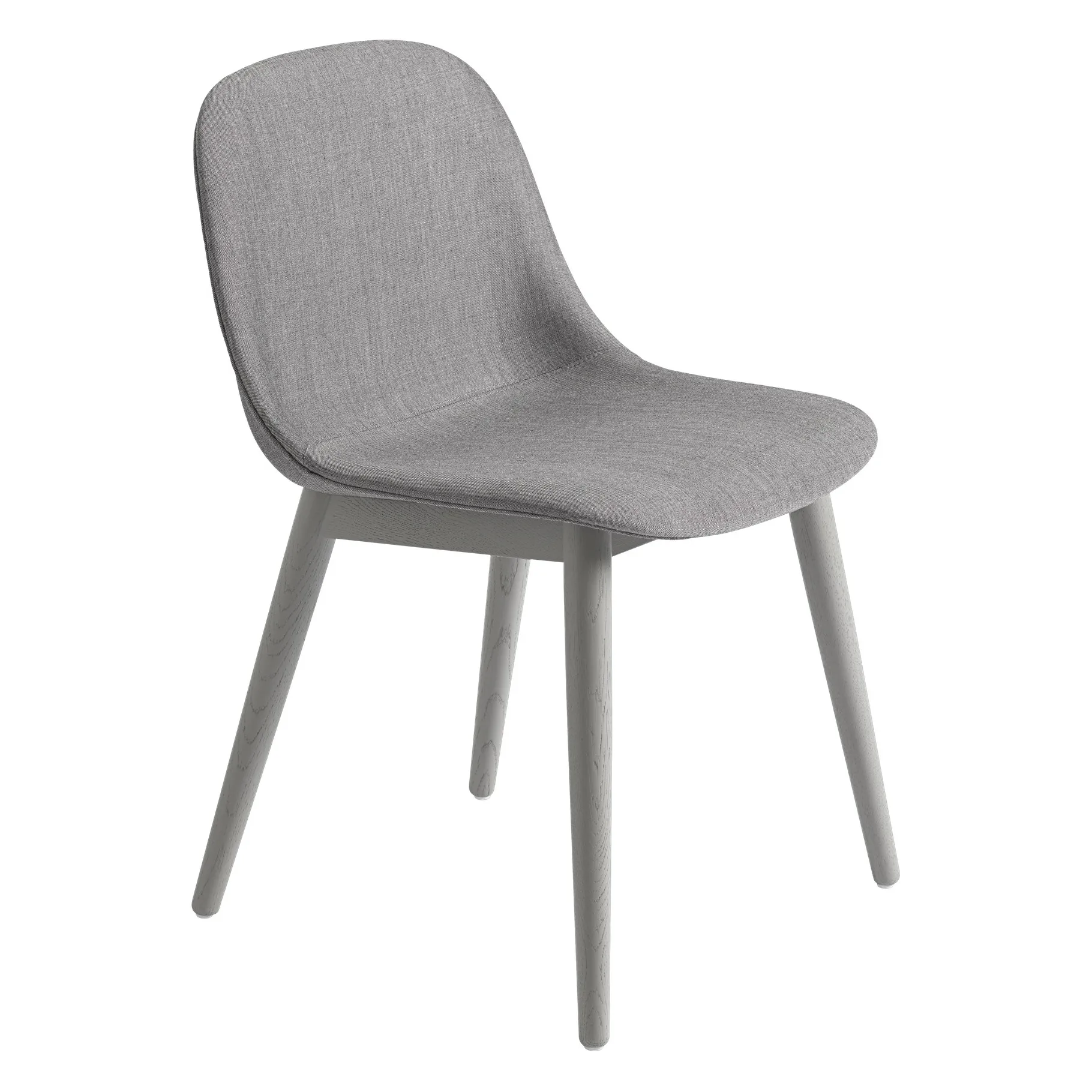 Fiber Side Chair stol med träben, Remix 133-grey Muuto