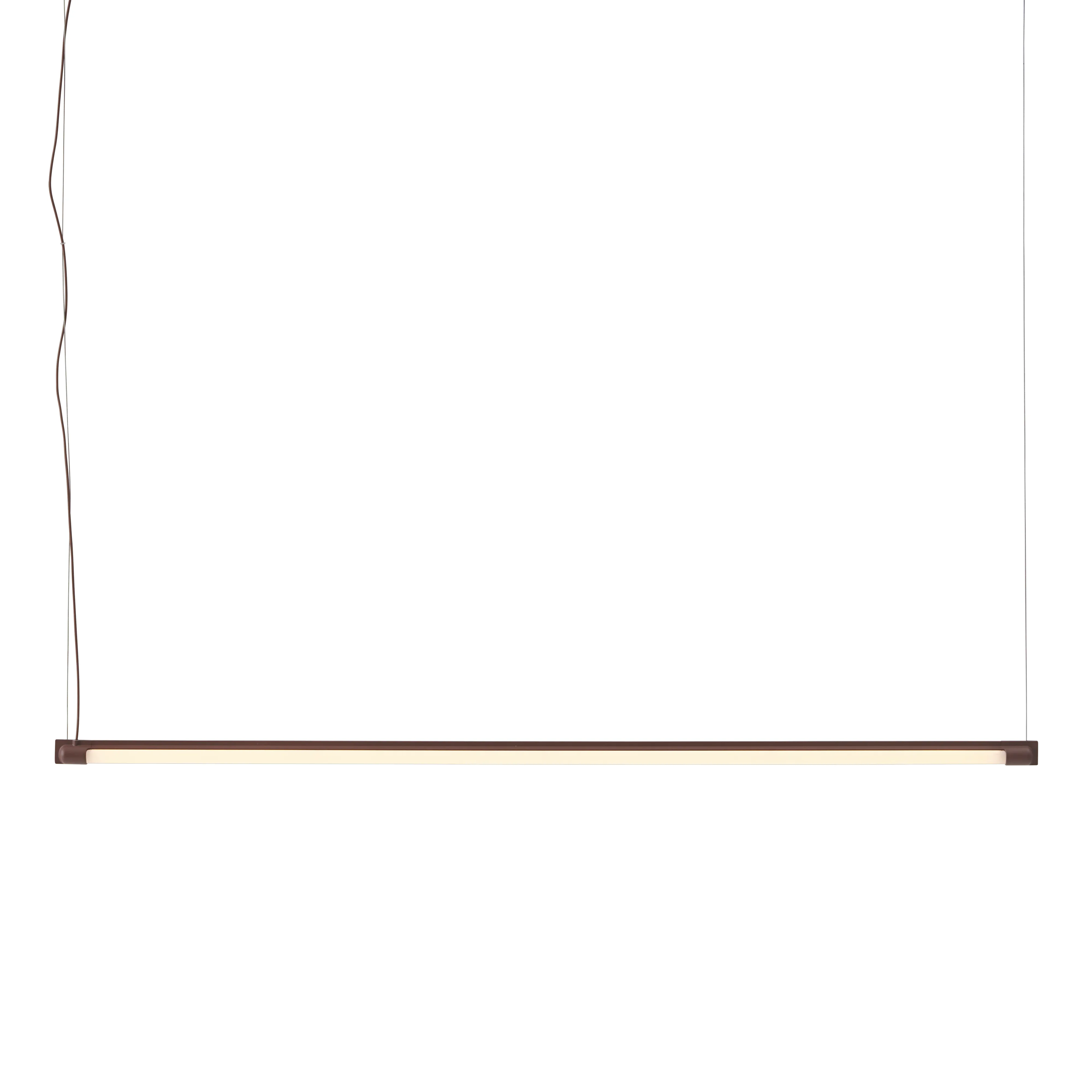 Fine Suspension Lamp 120 cm, Deep Red