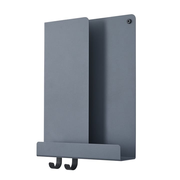 Folded hylla 40x29,5 cm - Blue-grey - Muuto