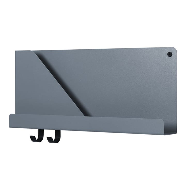 Folded hylla 51x22 cm - Blue-Grey - Muuto