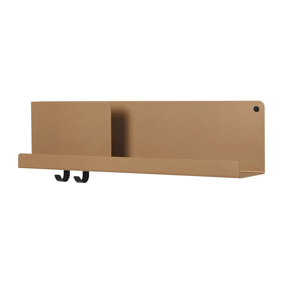 Muuto Folded hylla 63x16,5 cm Burnt orange