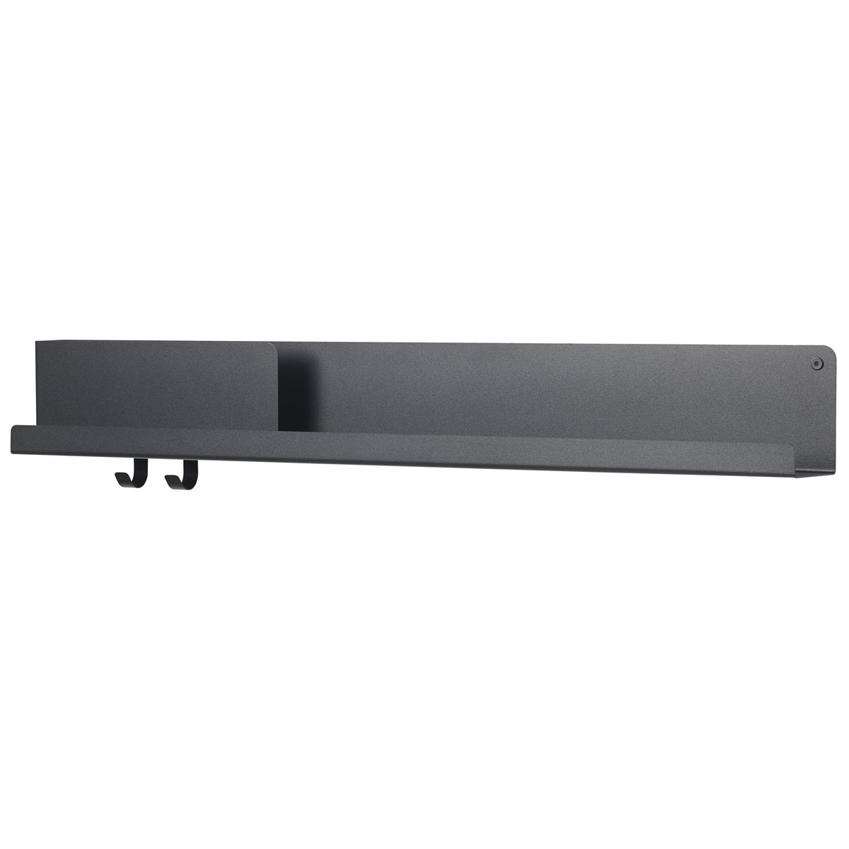 Muuto Folded hylla 96x13 cm Black | Skandinavisk Design | Hyllor & Hyllsystem | Svart