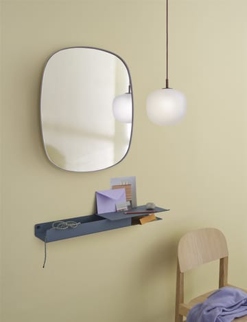 Folded platform hylla 62x5,4 cm - Blue-Grey - Muuto