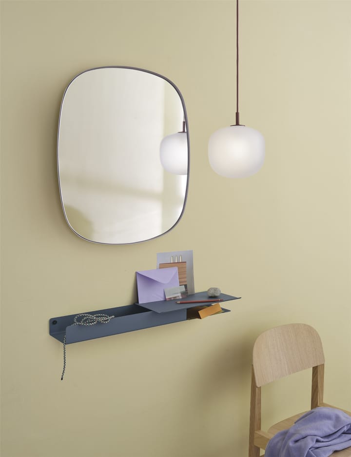 Folded platform hylla 62x5,4 cm, Blue-Grey Muuto