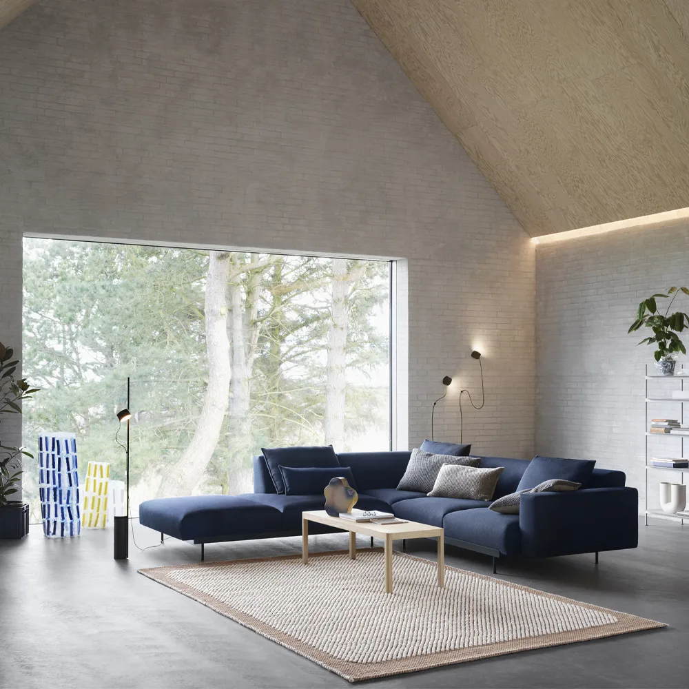 In Situ hörnsoffa configuration 3, Clay 15-Configuration 3-Black Muuto