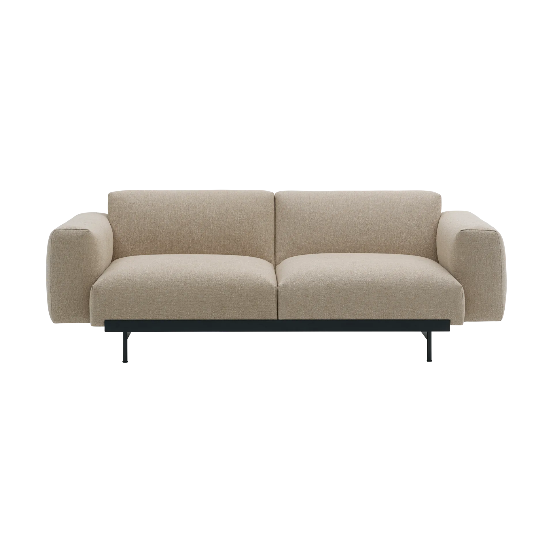 In Situ modulsoffa 2-sits configuration 1, Ecriture 240-Black Muuto