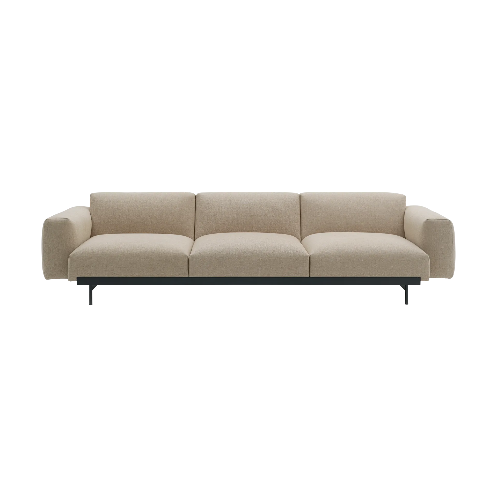 In Situ modulsoffa 3-sits configuration 1, Ecriture 240-Black Muuto