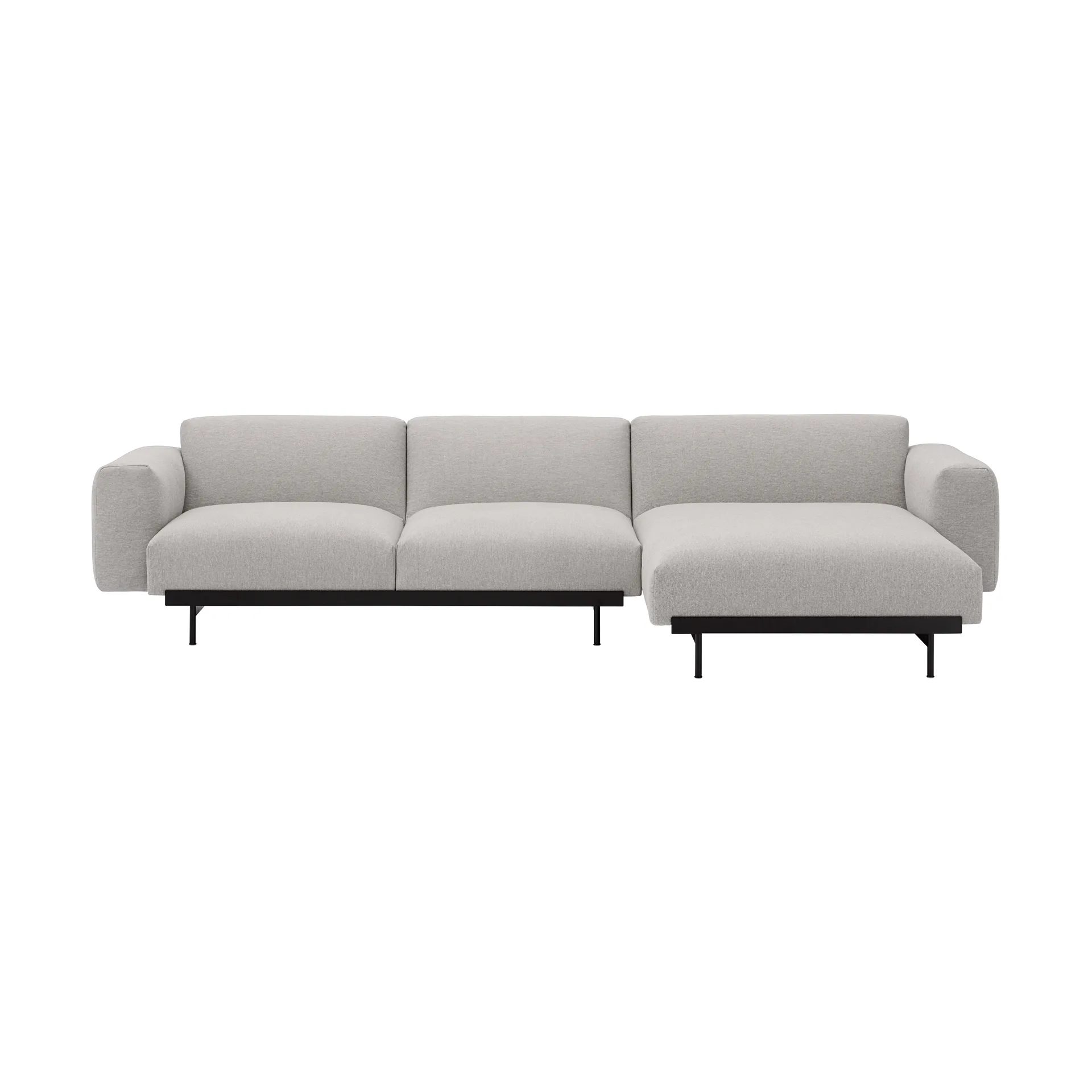 In Situ modulsoffa 3-sits configuration 6, Clay 12-Black Muuto
