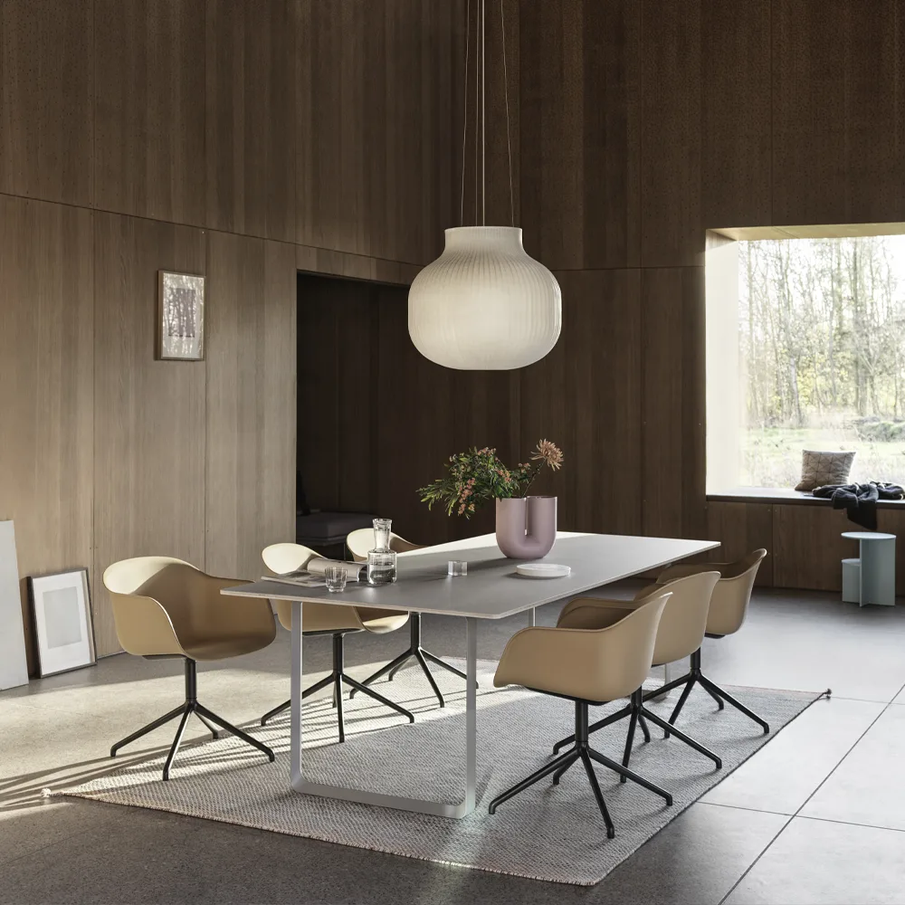 Kink vas 26 cm, Dusty lilac Muuto