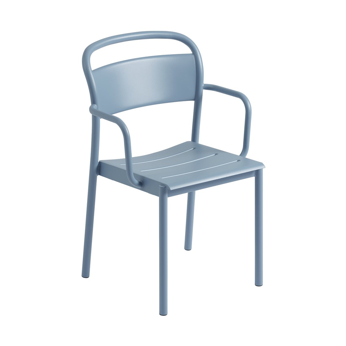 Muuto Linear steel armchair karmstol Pale blue | Skandinavisk Design | Trädgårdsstolar | Blå